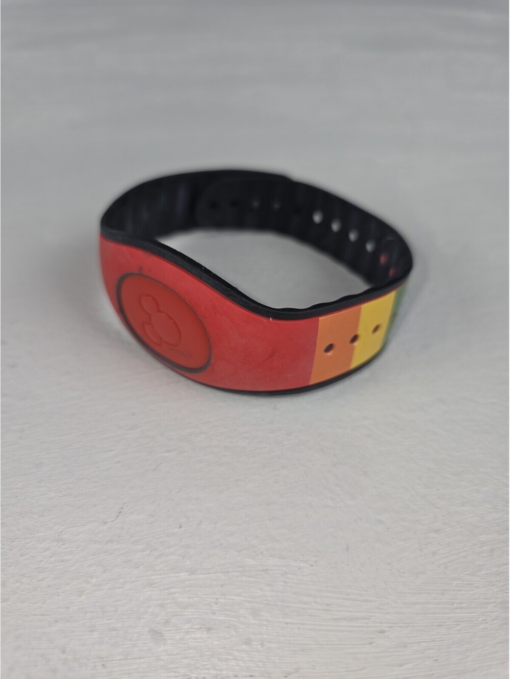 Disney Parks Magic Band 2 Mickey Mouse Pride Rainbow USED Limited Edition